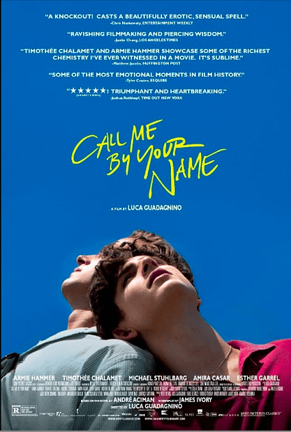 Review by Jacklyn A. Lo on the film Call Me by Your Name ( 2017)