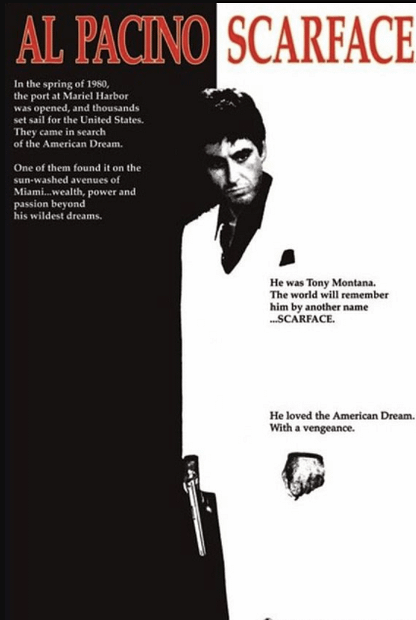Scarface (1983). Spiritual Movie Review - Jacklyn A. Lo